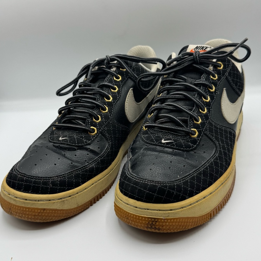 Nike Air Force 1 Low Black Diamond Patterned 488298-095 US Mens 11